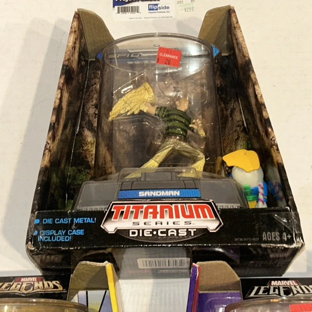 Wolverine, Magneto,‎ Sandman Die-Cast Titanium Series Figure Collectible Hasbro